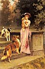 Arthur Wardle Afternoon Promenade painting